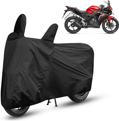 MMSSTAR Waterproof Two Wheeler Cover for Honda(CBR 150R, Black)