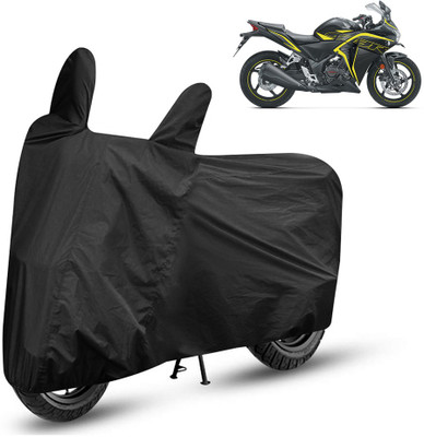 THE REAL ARV Two Wheeler Cover for Honda(CBR 250R, Black)