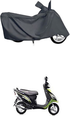 Coverit Two Wheeler Cover for TVS(Scooty Streak, Grey)