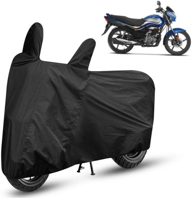 AutoRetail Two Wheeler Cover for Hero(Super Splendor, Black)