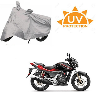 SRENTERPRISES Two Wheeler Cover for Hero(CBZ Extreme, Silver)