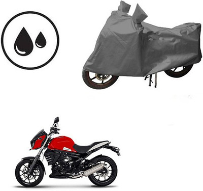 RPSENTTERPR Waterproof Two Wheeler Cover for Mahindra(Mojo, Grey)