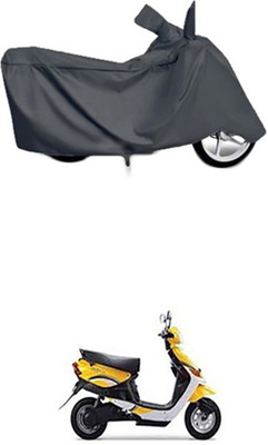 Coverit Two Wheeler Cover for Indus(Yo Style, Grey)