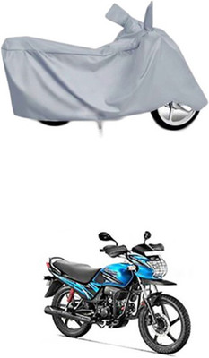 Coverit Two Wheeler Cover for Hero(Passion Pro TR, Silver)