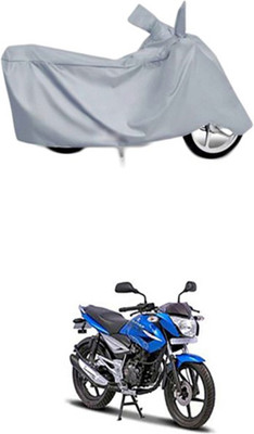 Coverit Two Wheeler Cover for Bajaj(XCD 125cc, Silver)