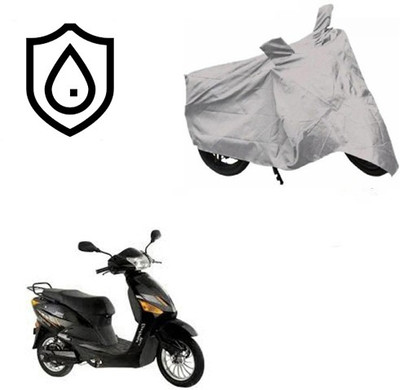 SRENTERPRISES Two Wheeler Cover for Hero(Electric Zippy, Silver)