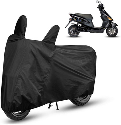 Mdstar Waterproof Two Wheeler Cover for Hero(Electric Cruz, Black)
