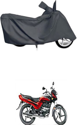 Toy Ville Two Wheeler Cover for Hero(Passion Plus, Grey)