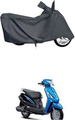 Coverit Two Wheeler Cover for Suzuki(Grey)