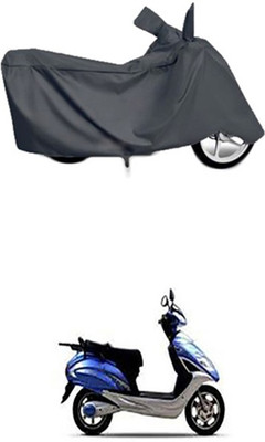 Coverit Two Wheeler Cover for Lohia(Fame, Grey)