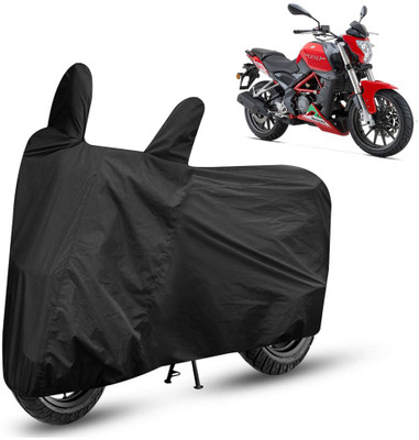 AutoRetail Waterproof Two Wheeler Cover for DSK Benelli(TNT 25, Black)