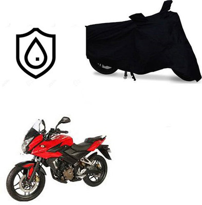 Mdstar Waterproof Two Wheeler Cover for Bajaj(Pulsar AS 150, Black)