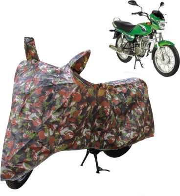 AutoRetail Two Wheeler Cover for Bajaj(Caliber, Multicolor)