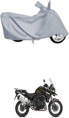 Coverit Two Wheeler Cover for Triumph(Silver)