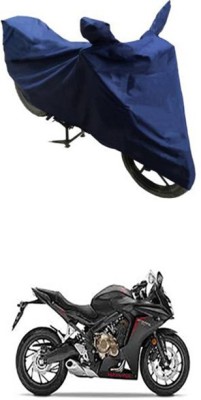 Toy Ville Two Wheeler Cover for Honda(CBR 650F, Blue)