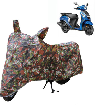 APNEK Waterproof Two Wheeler Cover for Yamaha(Fascino, Multicolor)