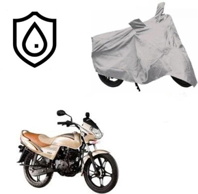 SRENTERPRISES Two Wheeler Cover for LML(Freedom, Silver)