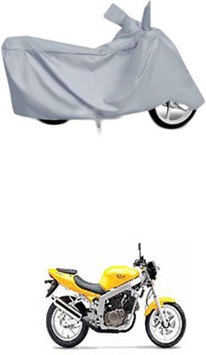 Coverit Two Wheeler Cover for Kinetic(Silver)