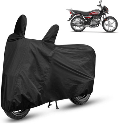 AutoRetail Two Wheeler Cover for Hero(Splendor Plus, Black)