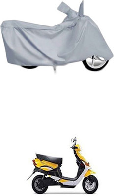 Coverit Two Wheeler Cover for Indus(Yo Style, Silver)