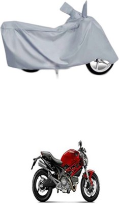 Coverit Two Wheeler Cover for Ducati(Monster 795, Silver)