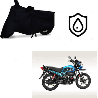 MMSSTAR Waterproof Two Wheeler Cover for Honda(Passion Pro TR, Black)