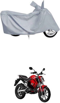 Coverit Two Wheeler Cover for Revolt(Silver)