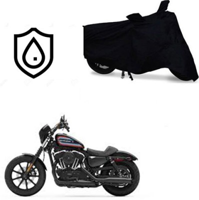 SRENTERPRISES Waterproof Two Wheeler Cover for Harley Davidson(XL 1200, Black)