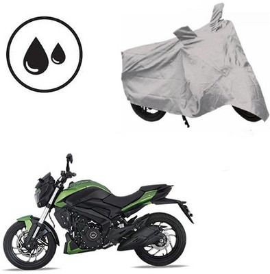 RPSENTTERPR Waterproof Two Wheeler Cover for Bajaj(Dominar, Silver)