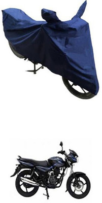 Toy Ville Two Wheeler Cover for Bajaj(Discover 100 DTS-i, Blue)