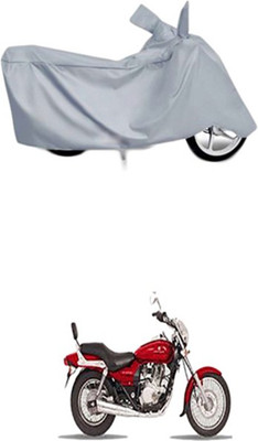 Coverit Two Wheeler Cover for Bajaj(Enticer, Silver)