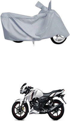Coverit Two Wheeler Cover for TVS(Silver)