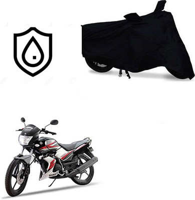 SRENTERPRISES Two Wheeler Cover for Yamaha(SS 125, Black)