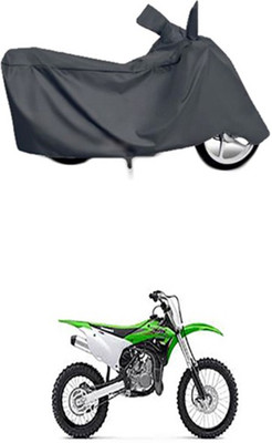 Coverit Two Wheeler Cover for Kawasaki(Grey)