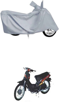 Coverit Two Wheeler Cover for Kinetic(Silver)