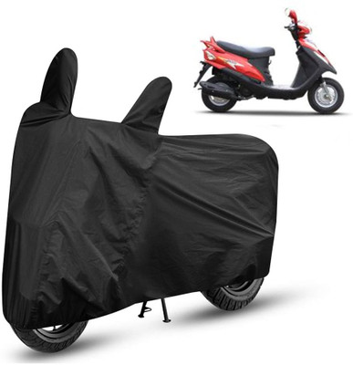 THE REAL ARV Two Wheeler Cover for Mahindra(Flyte, Black)