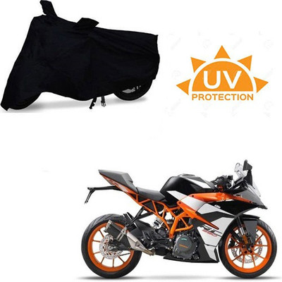 Mdstar Waterproof Two Wheeler Cover for KTM(RD 350, Black)