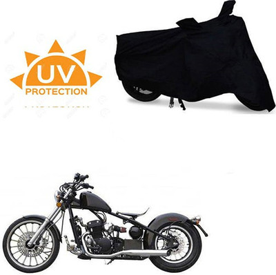 SRENTERPRISES Two Wheeler Cover for Harley Davidson(Bobber 350, Black)