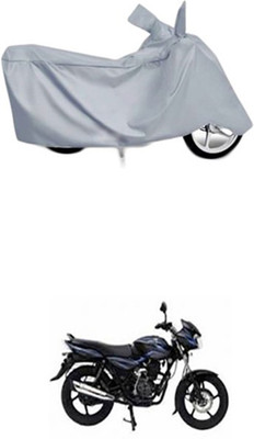 Coverit Two Wheeler Cover for Bajaj(Discover 100 DTS-i, Silver)