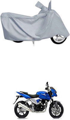 Coverit Two Wheeler Cover for Bajaj(Pulsar 200 NS DTS-i, Silver)