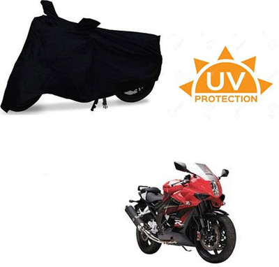 Mdstar Waterproof Two Wheeler Cover for Hyosung(GT650R, Black)