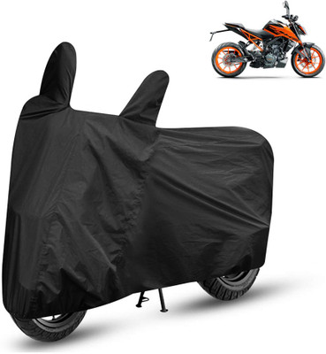 Mdstar Waterproof Two Wheeler Cover for KTM(Duke 200, Black)