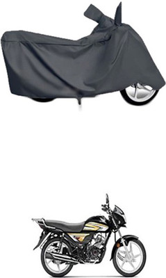Toy Ville Two Wheeler Cover for Hero(CD 110 Dream, Grey)
