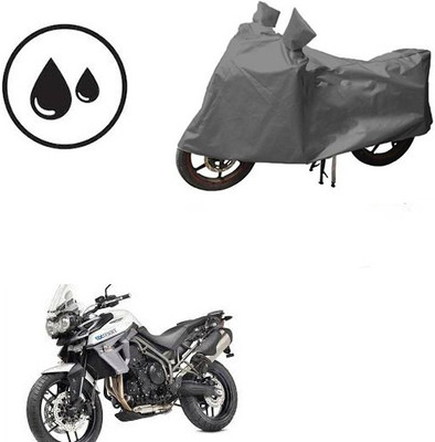RPSENTTERPR Waterproof Two Wheeler Cover for Triumph(Tiger 800 XR, Grey)