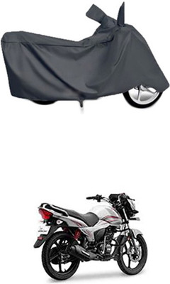 Coverit Two Wheeler Cover for TVS(Victor New, Grey)
