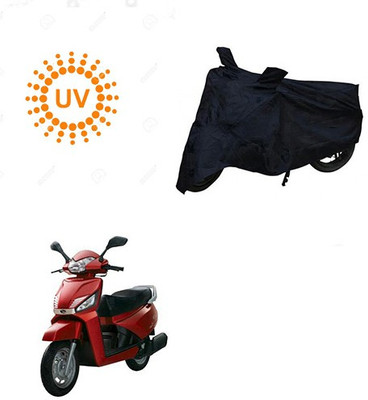 RPSENTTERPR Waterproof Two Wheeler Cover for Mahindra(Gusto, Black)