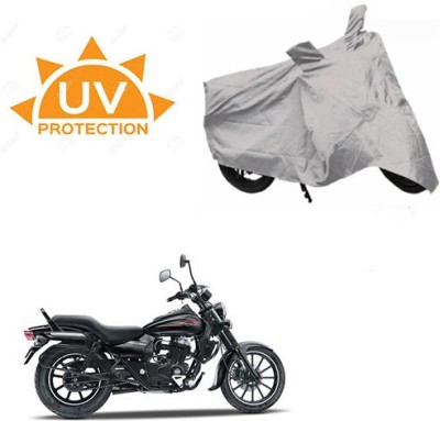 SRENTERPRISES Two Wheeler Cover for Bajaj(Avenger 150 Street, Silver)