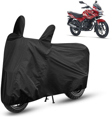 THE REAL ARV Two Wheeler Cover for Bajaj(Discover 150 f, Black)