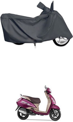 Coverit Two Wheeler Cover for TVS(Jupiter, Grey)