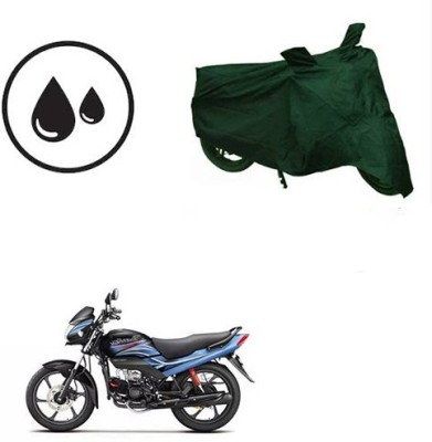 RPSENTTERPR Waterproof Two Wheeler Cover for Hero(Passion Plus, Green)